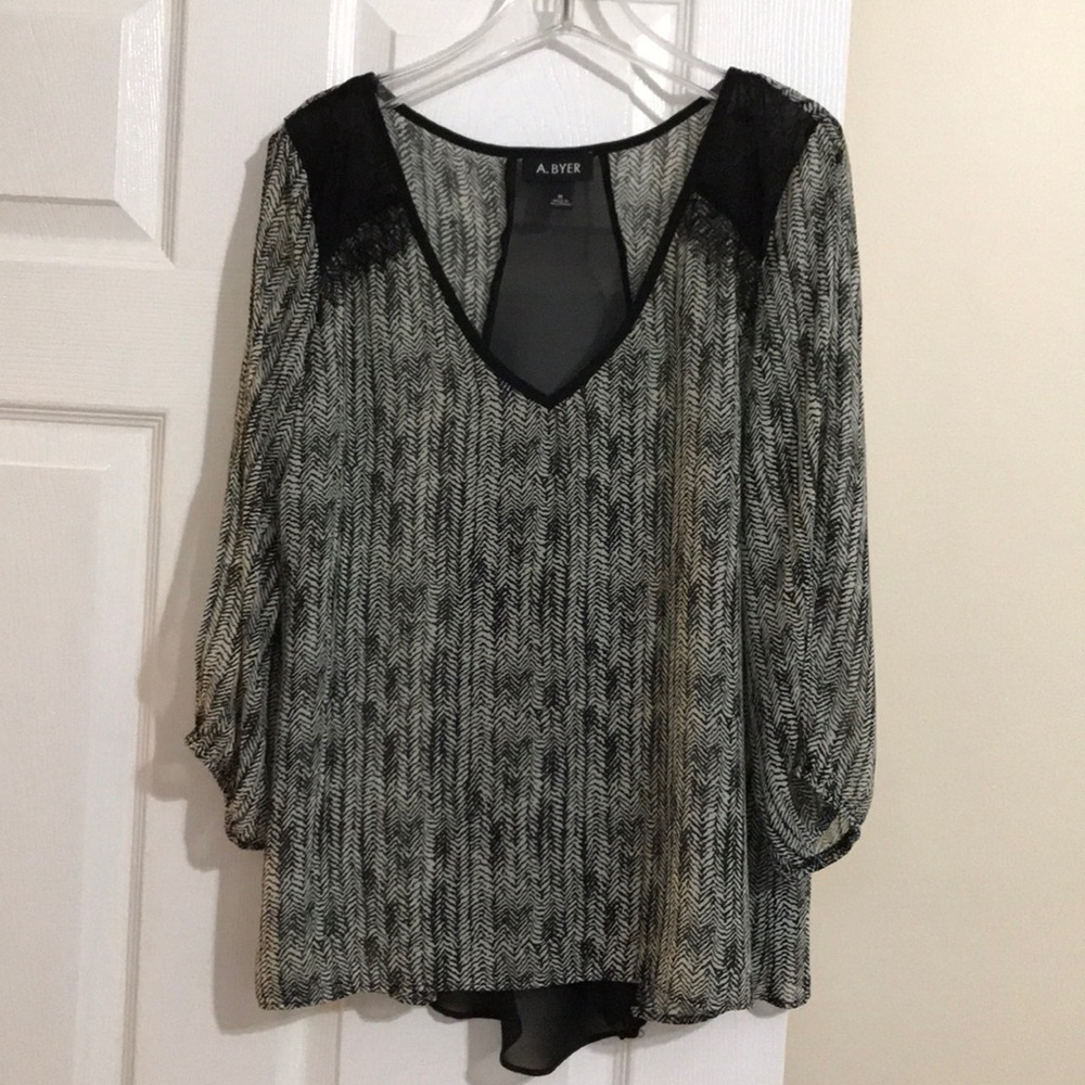 Open sleeve shirt